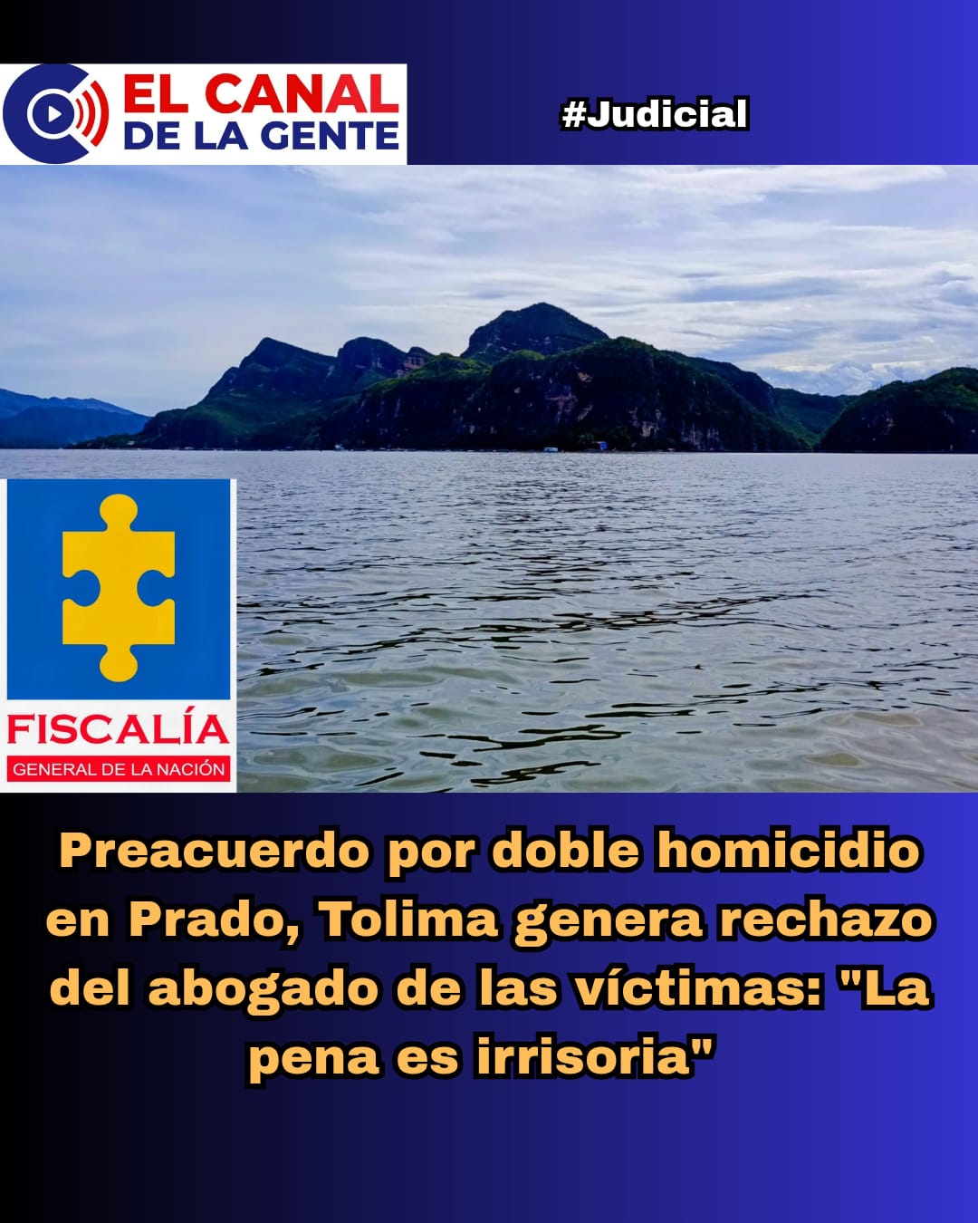¡ATENCIÓN! Preacuerdo por doble homicidio en Prado, Tolima, genera rechazo del abogado de las víctimas: “La pena es irrisoria”