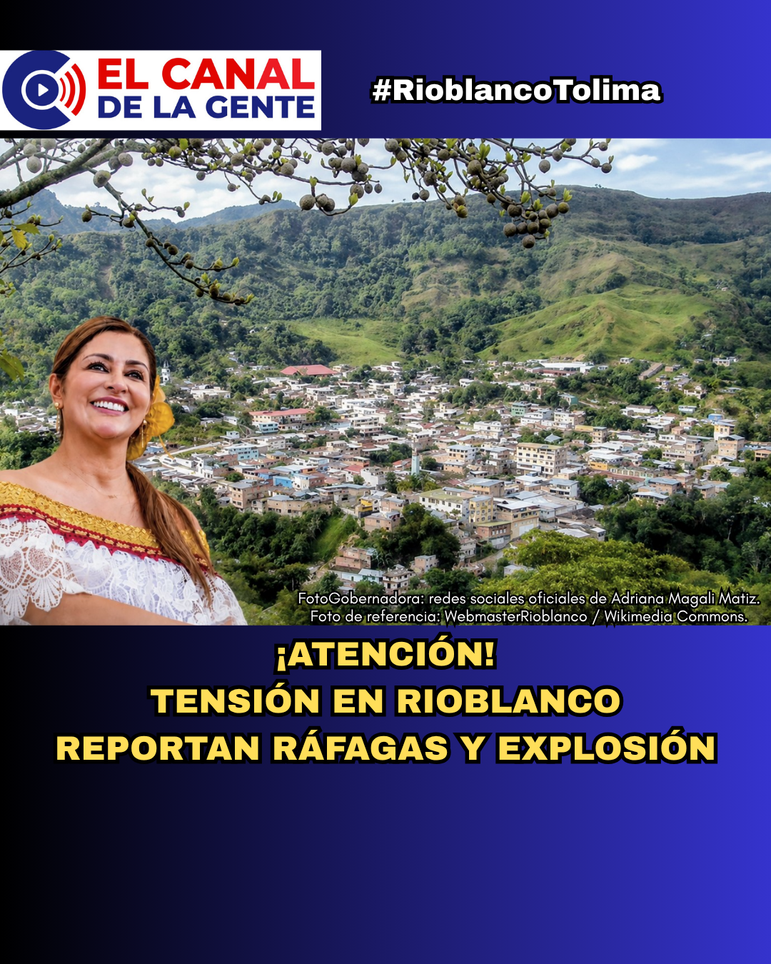 ¡ATENCIÓN! Ataque con dron contra la Alcaldía de Rioblanco; gobernadora pide refuerzo de seguridad