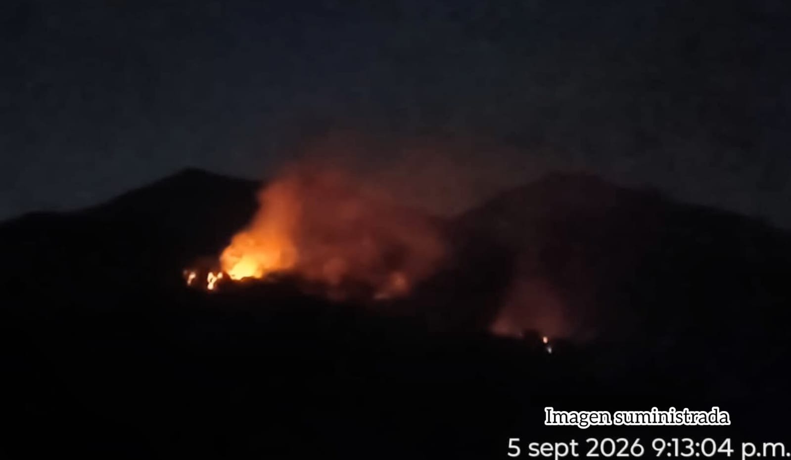 Ciudadano reporta avance de incendio forestal hacia sectores de Payandé