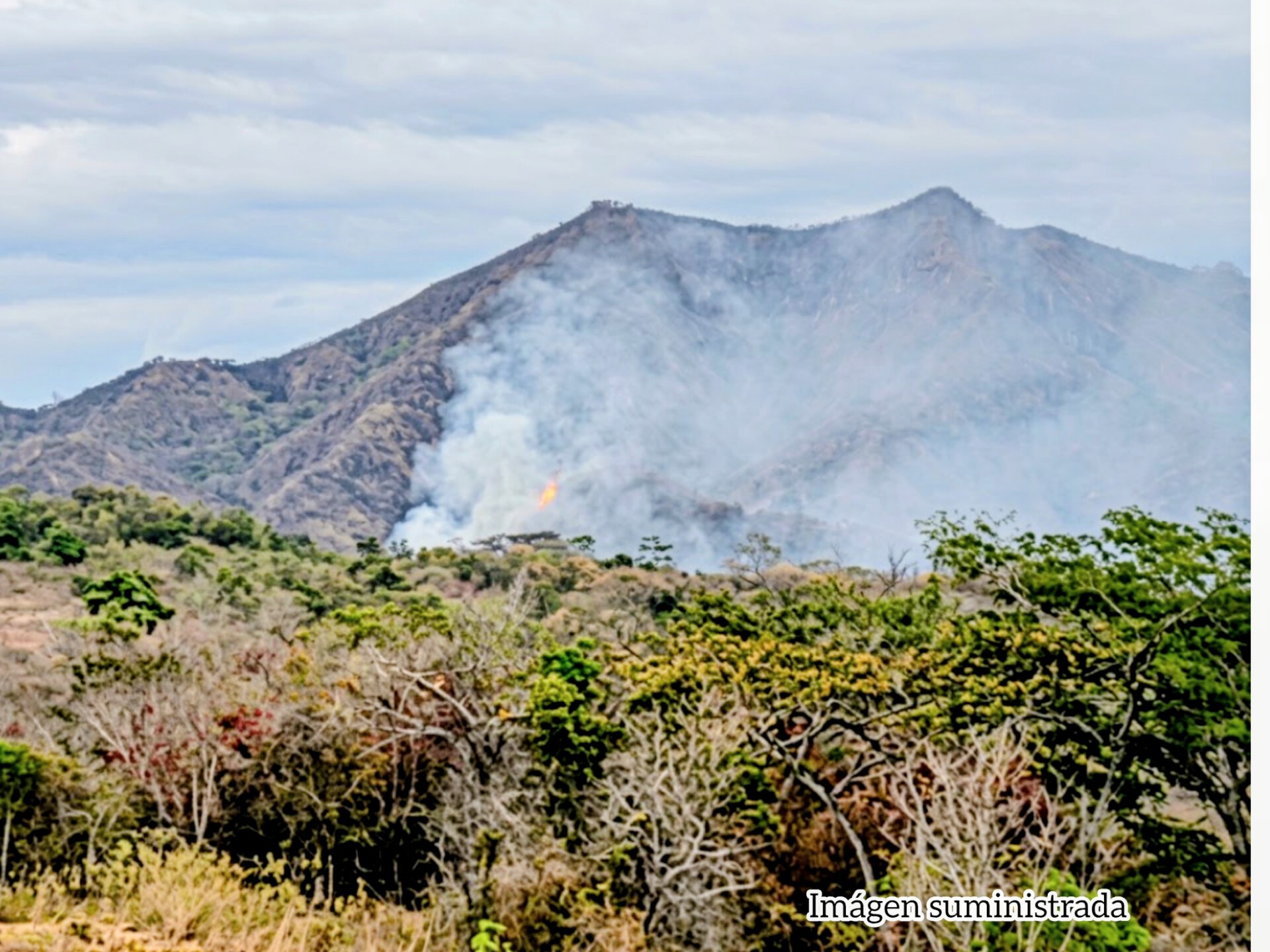 La respuesta es negativa”: comunidad cierra la vía Buenos Aires–Ibagué para pedir apoyo aéreo por incendio en Payandé